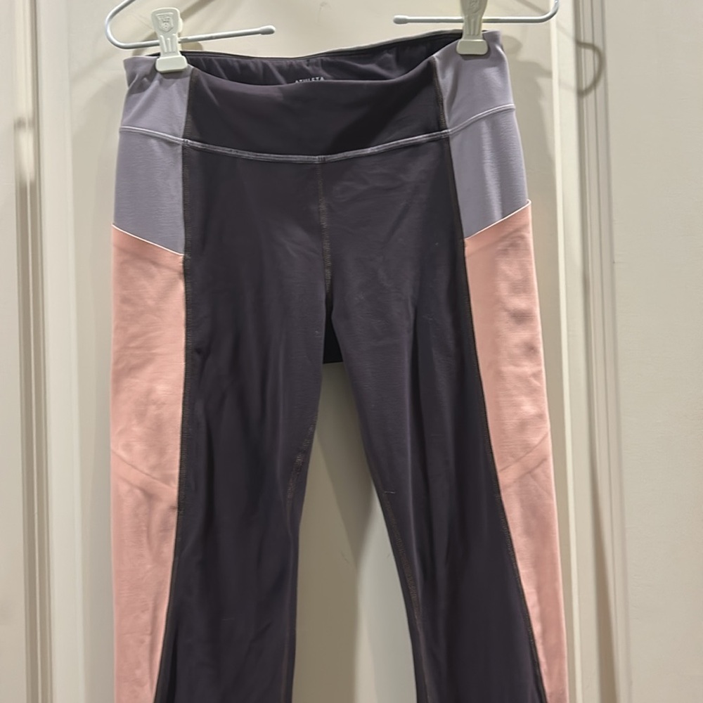 Athleta Girl Crazy Big Dreams multi color Leggings w/pocket pouches size XXL/16